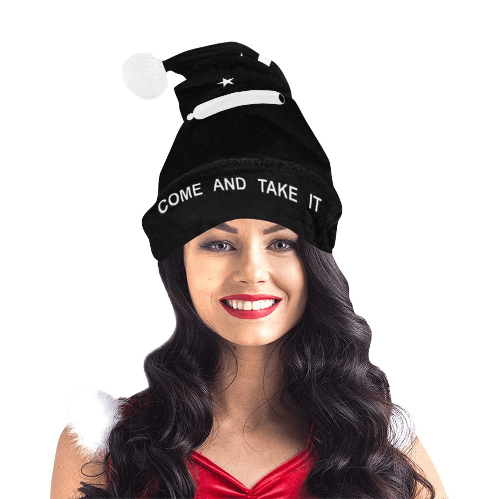 Come and Take It Flag Christmas Santa Hat