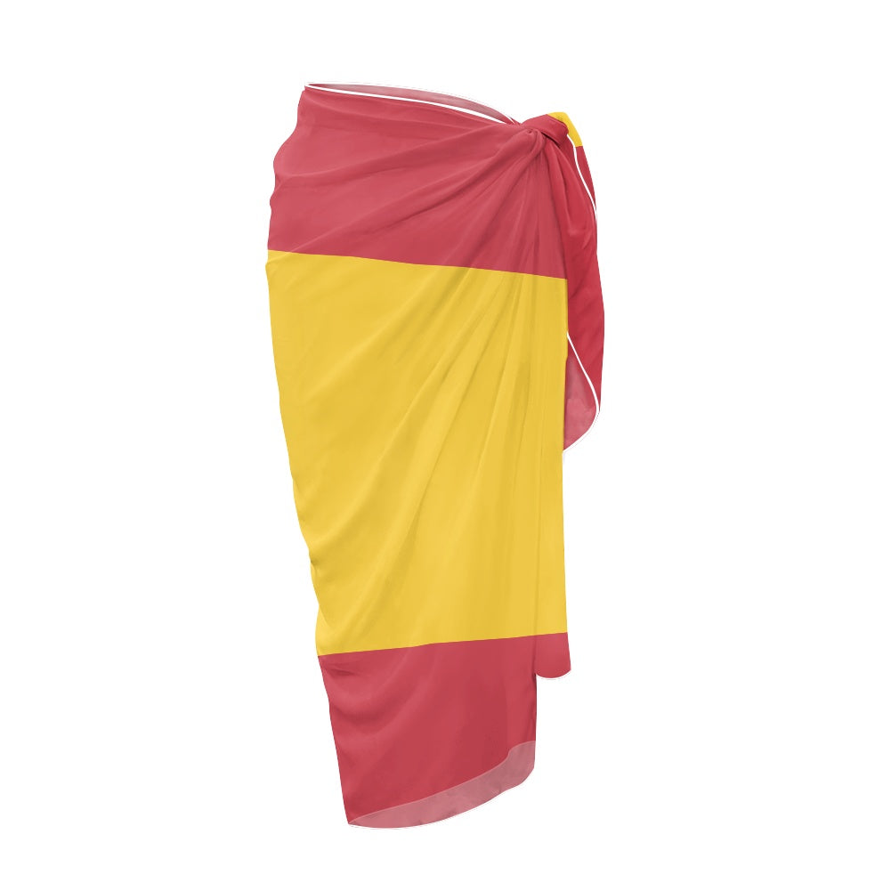 Spain Flag Inspired Bikini Cover-Up