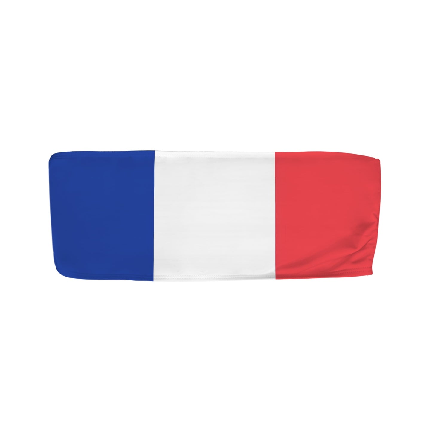 France Flag Inspired Bandeau Tube Bikini Top
