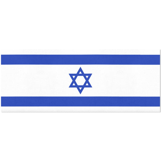 Israel Flag Inspired Custom Gift Wrapping Paper 58"x 22.5" (4 Rolls)