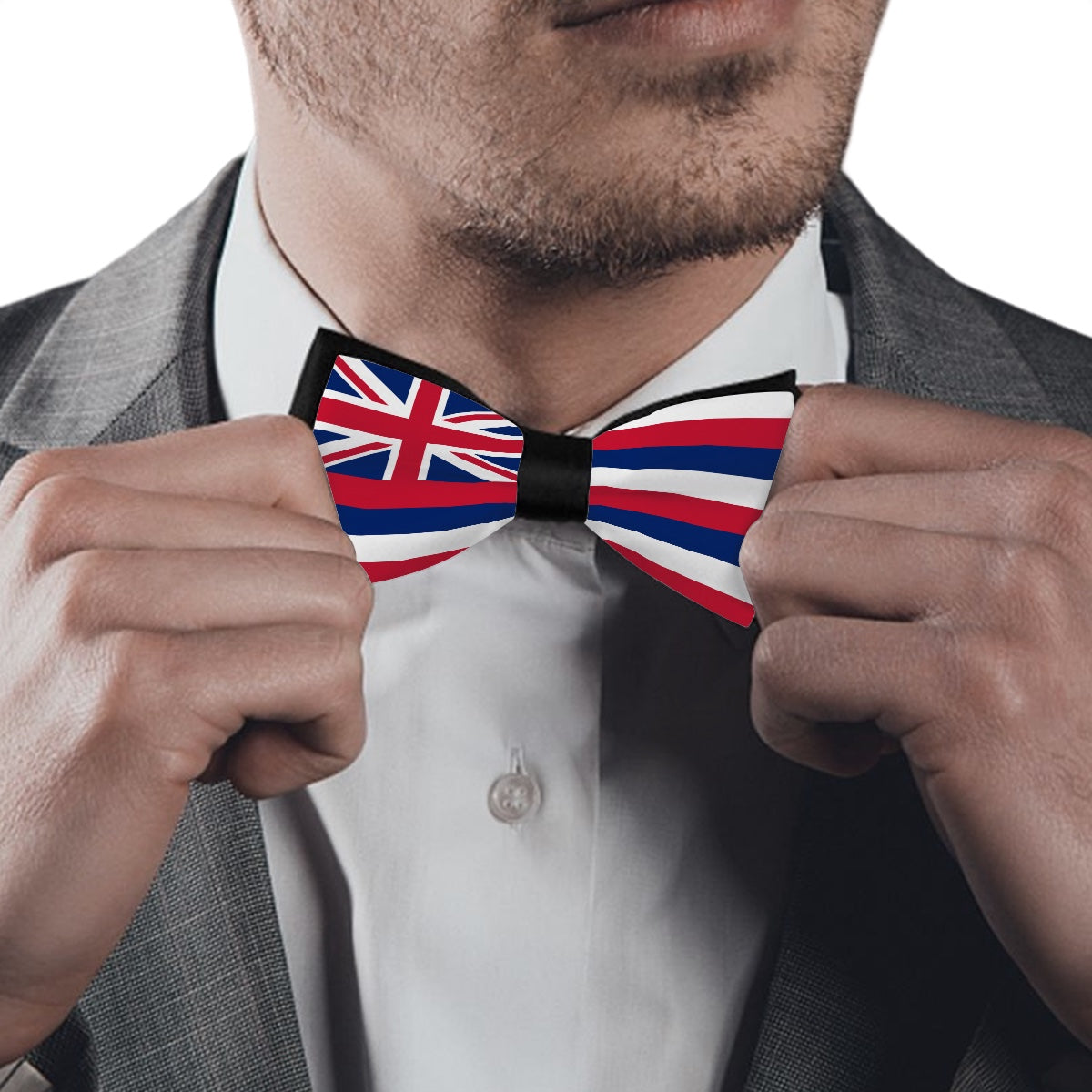 Hawaii Flag Inspired Bow Tie – Look Sharp, Show your Columbian Pride