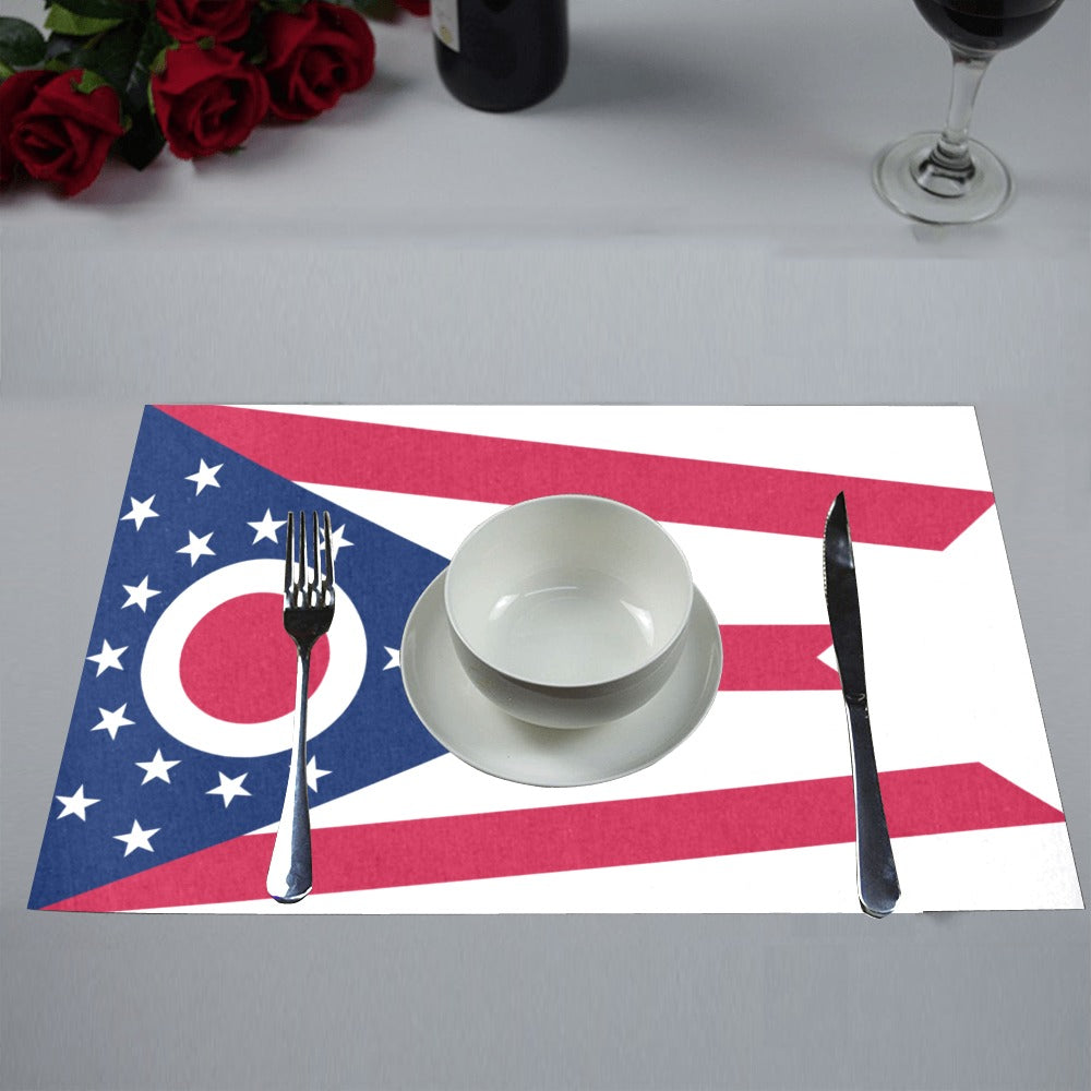 Ohio Flag Placemats 12" x 18" (Set of 6)