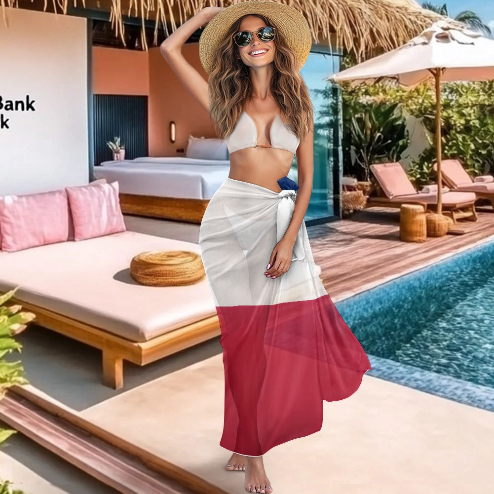 Texas Flag Inspired Bikini Cover-Up