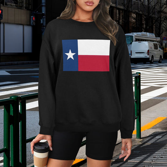 Texas Flag Unisex Fleece Sweatshirt (Made in the USA)