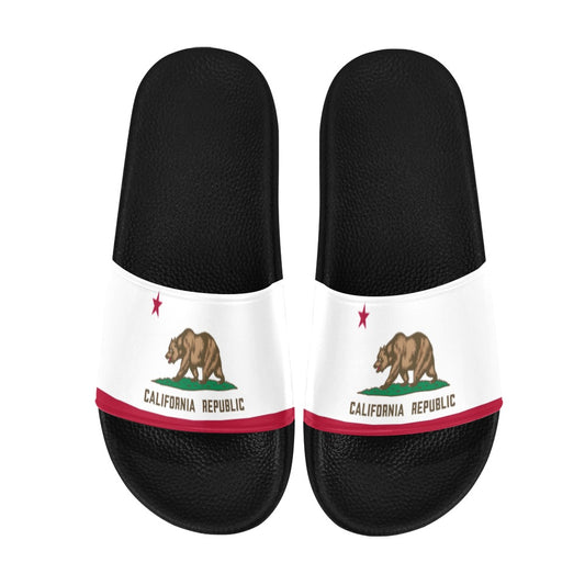 California Flag Inspired Women's Slide Sandals