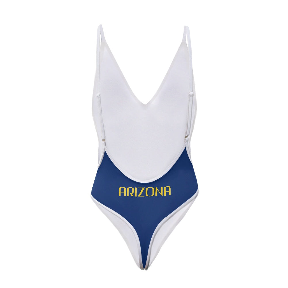 Arizona Flag Inspired One-Piece Thong Swimsuit