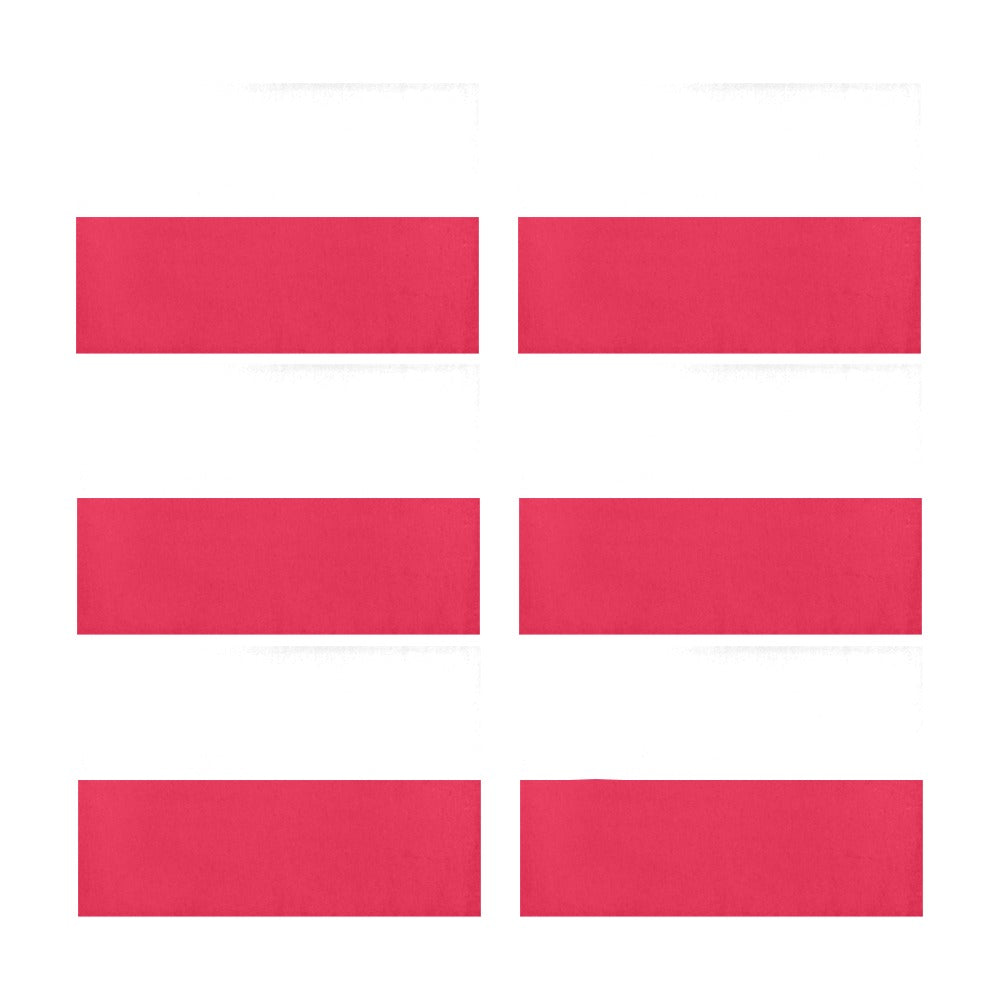 Poland Flag Placemats 12" x 18" (Set of 6)