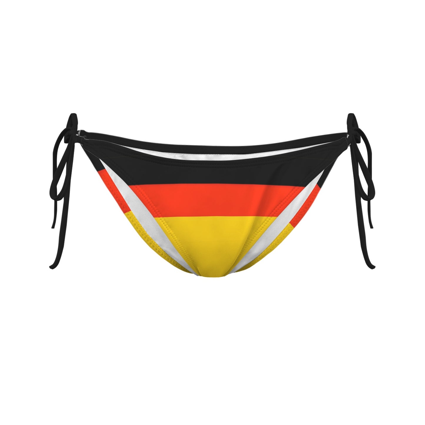 Germany Flag Inspired Side-Tie Bikini Bottom
