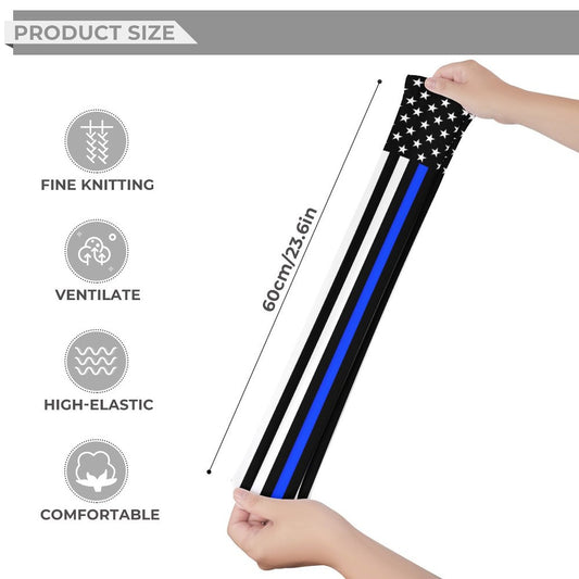 Thin Blue Line Flag Trendy Stockings(Long)