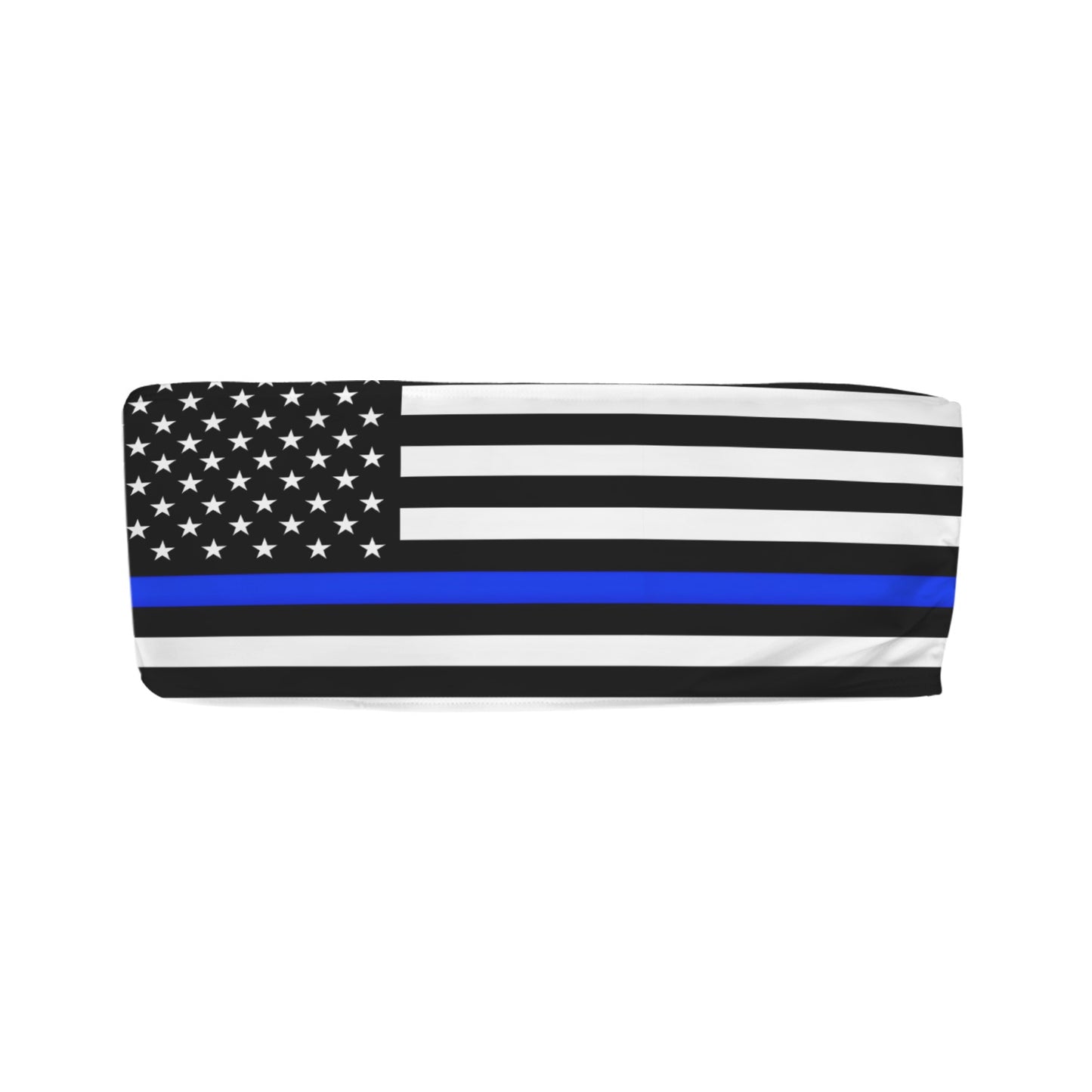 Thin Blue Line Flag Inspired Bandeau Tube Bikini Top