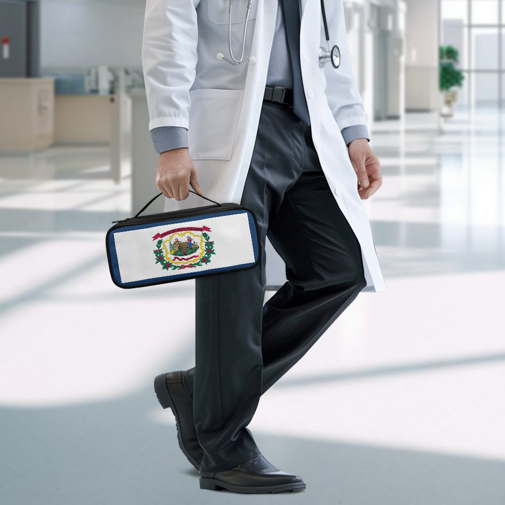 West Virginia Flag Inspired Stethoscope Storage Bag