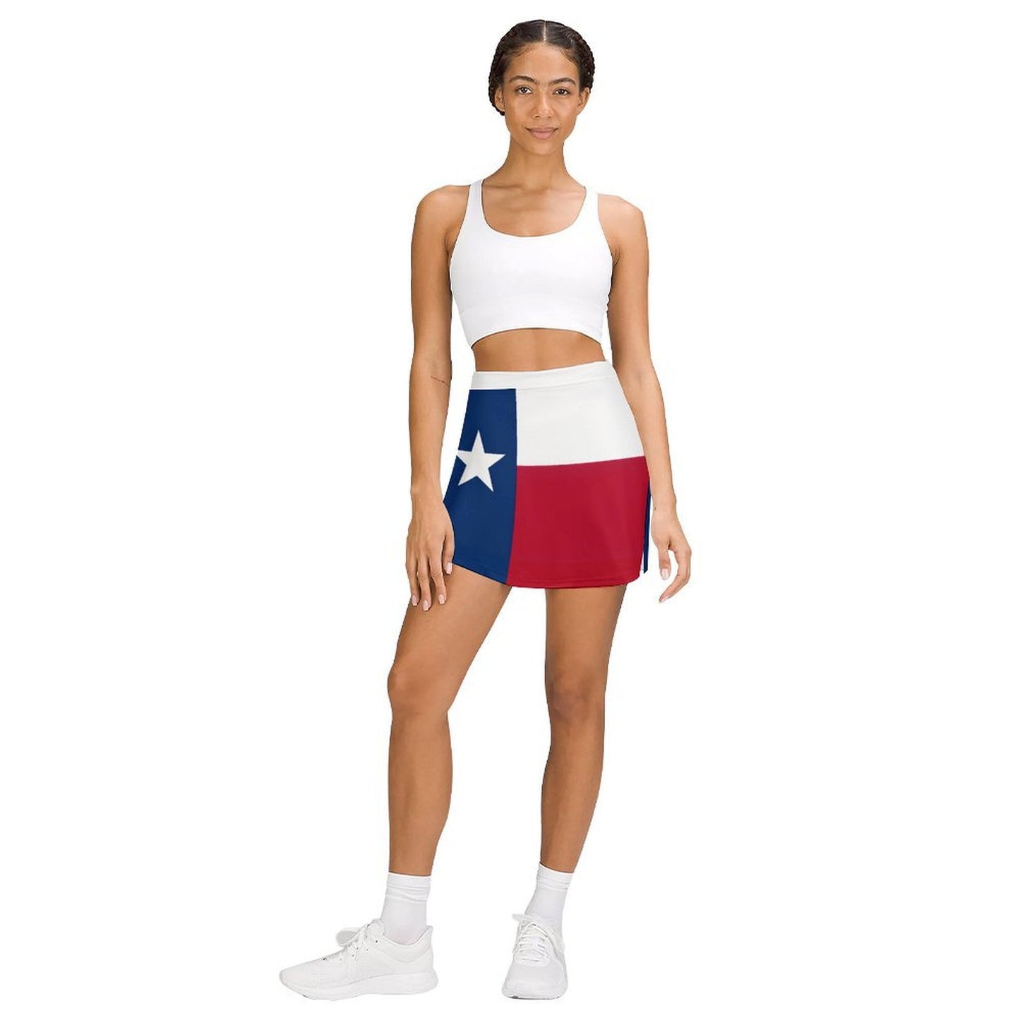 Texas Flag Inspired Women’s Skort with Pocket
