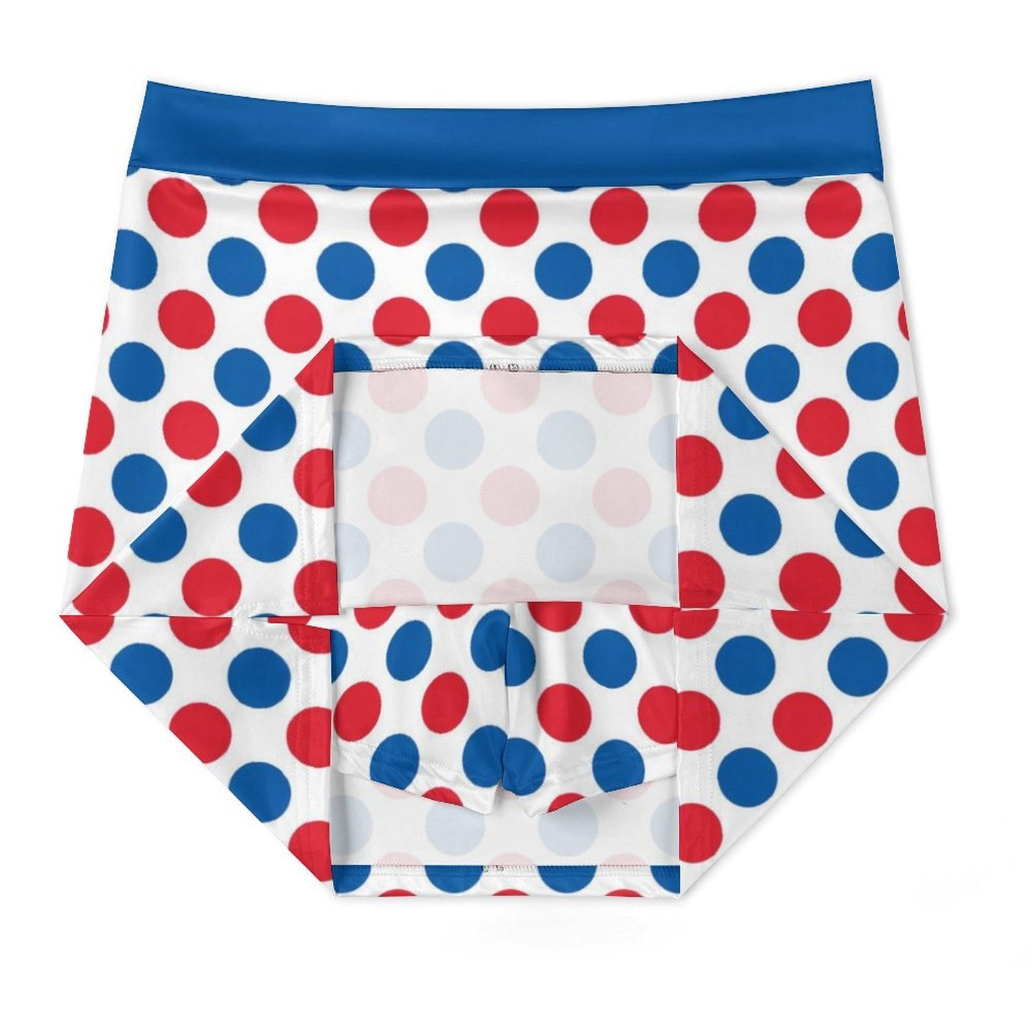 USA/American Flag Inspired Polka Dot Pattern Women’s Skort with Pocket