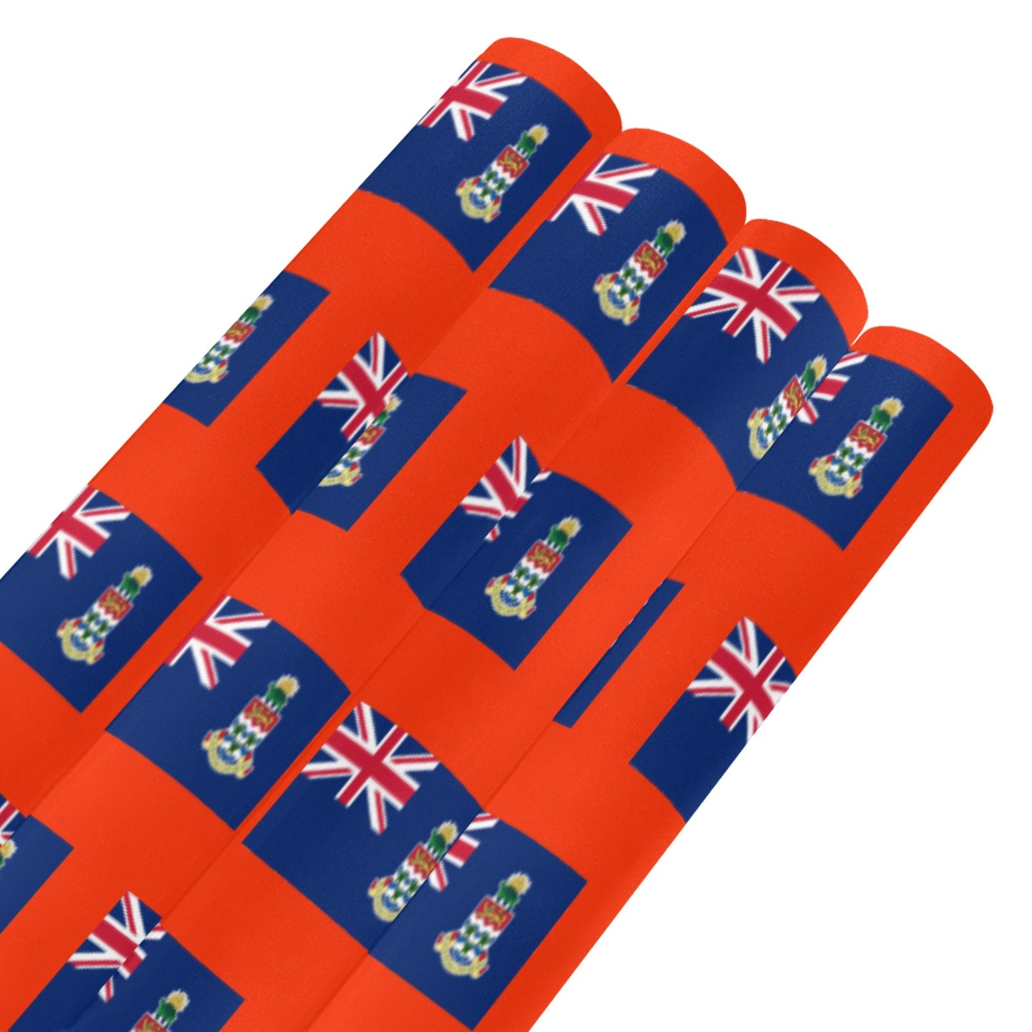 Cayman Islands Flag Custom Gift Wrapping Paper 58"x 22.5" (4 Rolls)