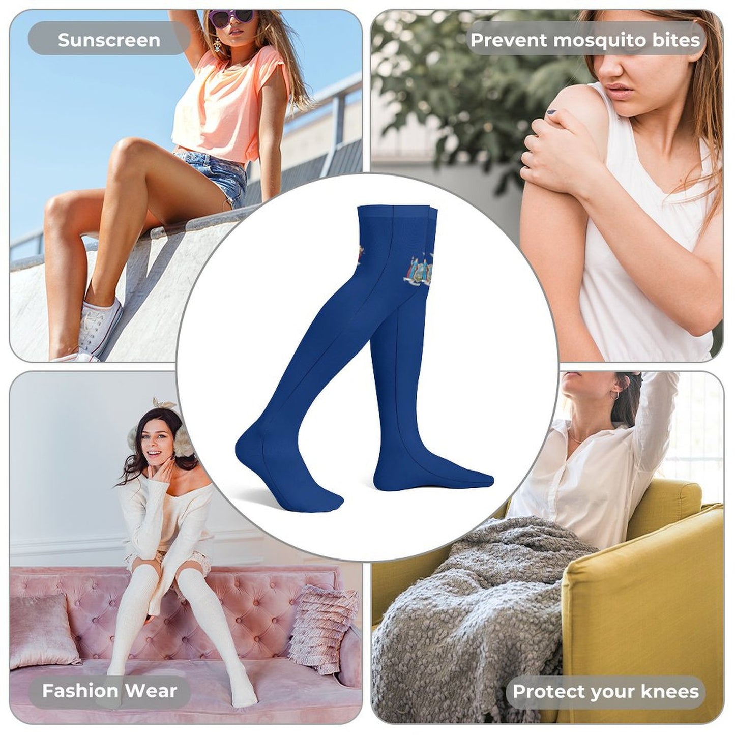 New York Flag Trendy Stockings(Long)