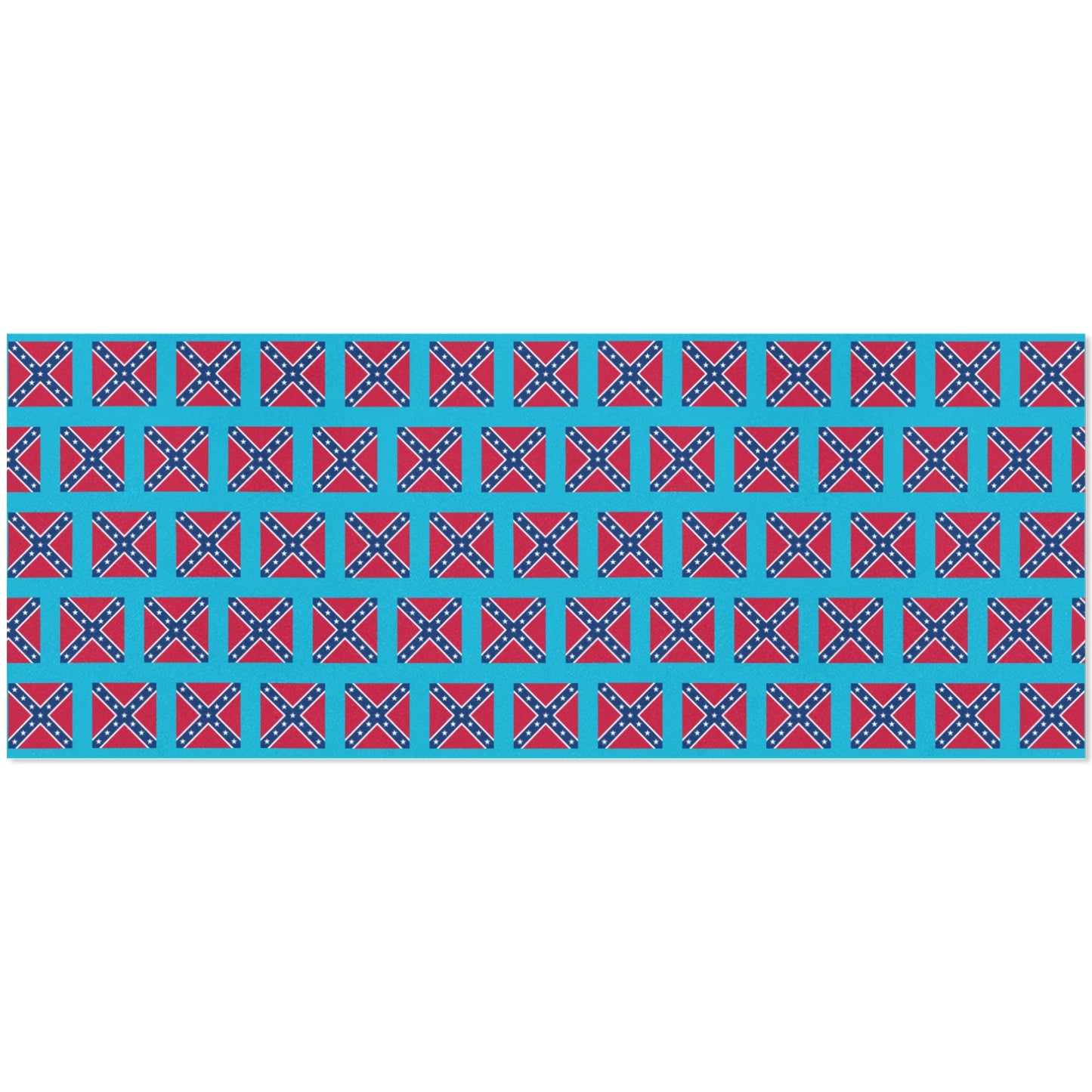 Confederate States Battle Flag Inspired Custom Gift Wrapping Paper 58"x 22.5" (4 Rolls)