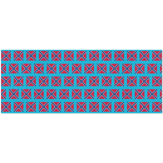 Confederate States Battle Flag Inspired Custom Gift Wrapping Paper 58"x 22.5" (4 Rolls)