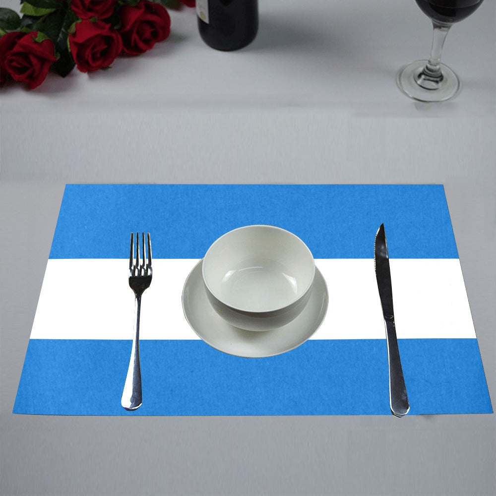 Nicaragua Flag Placemats 12" x 18" (Set of 6)