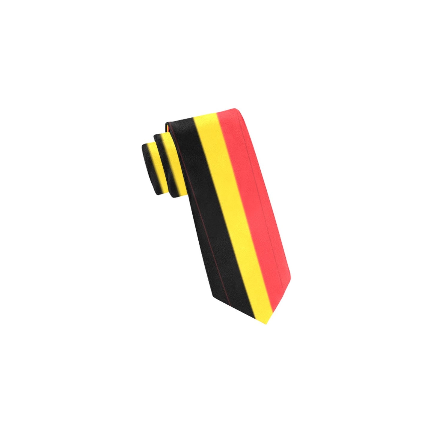 Belgium Flag Inspired Classic Necktie (Two Sides)