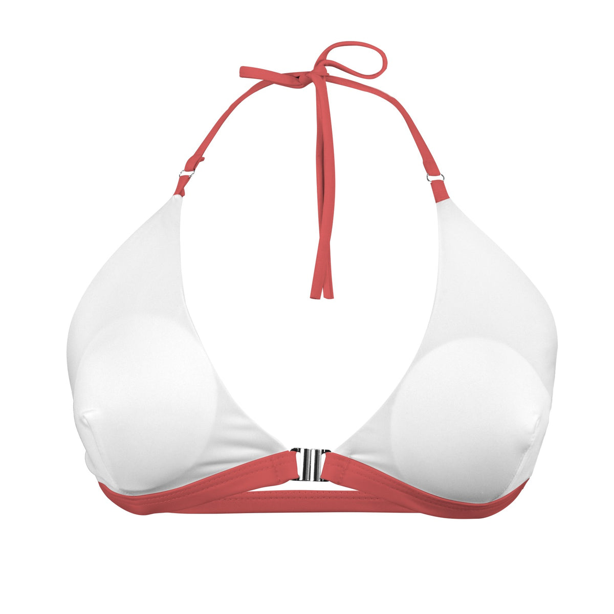 Canada Flag Inspired Front Buckle Triangle Bikini Top