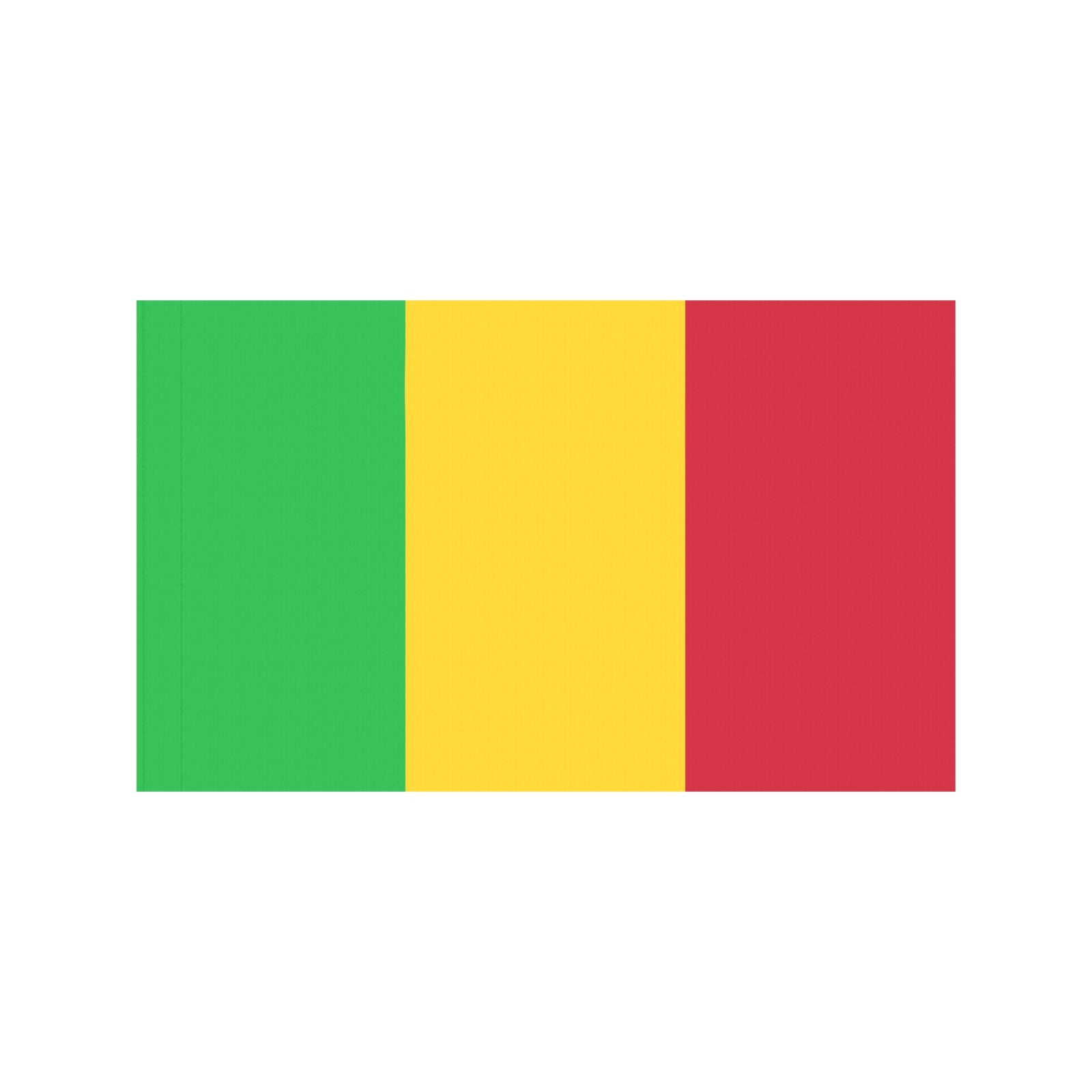 Luv My Flag Mali flag, green, yellow, red stripes.