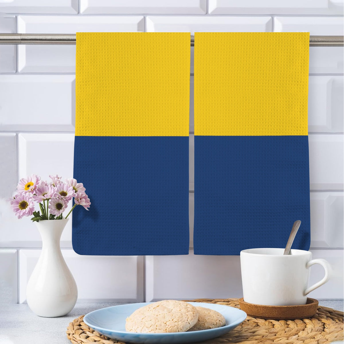 Chad Flag Inspired Kitchen Towel 40X60cm (Pack of 2) | Printed In the USA