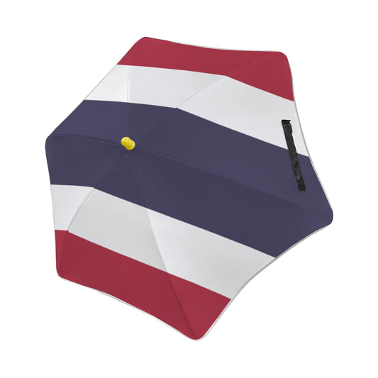 Thailand Flag Inspired Kids Safe Round Corner Umbrella