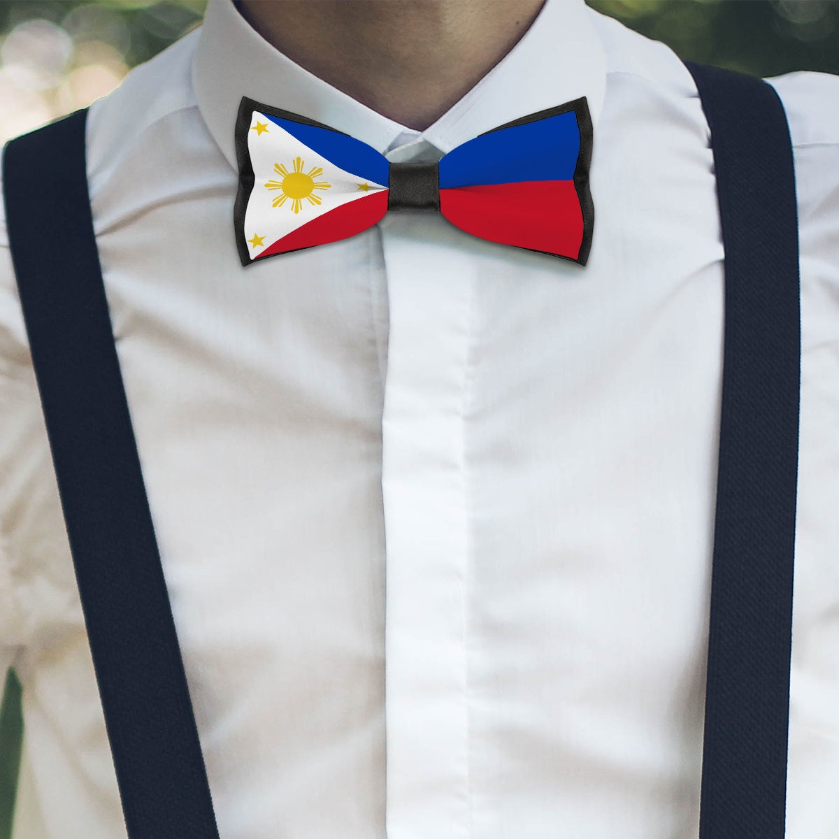 Philippines Flag Inspired Bow Tie – Look Sharp, Show your Columbian Pride