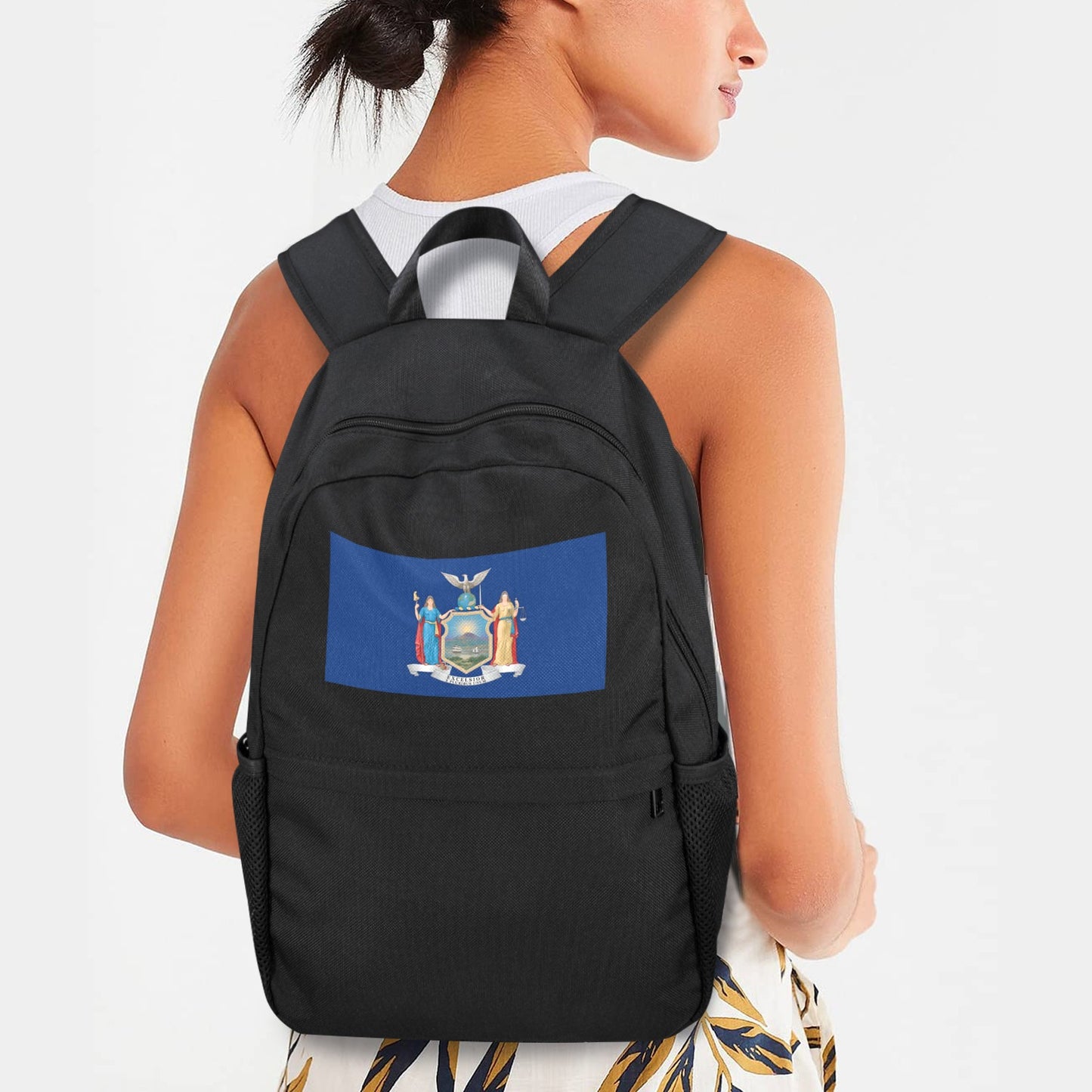 New York Flag Inspired Casual Backpack Printed in the USA