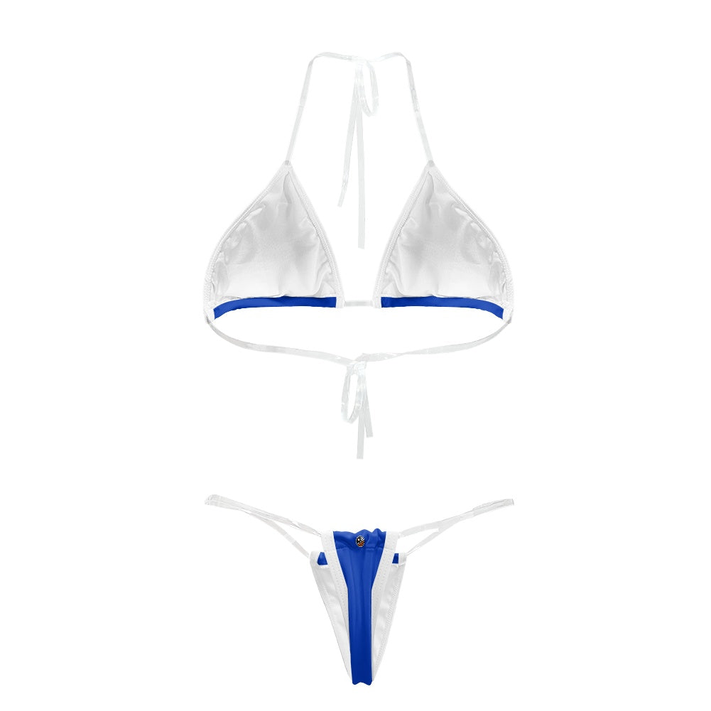 Nevada Flag Inspired Transparent String Thong Bikini