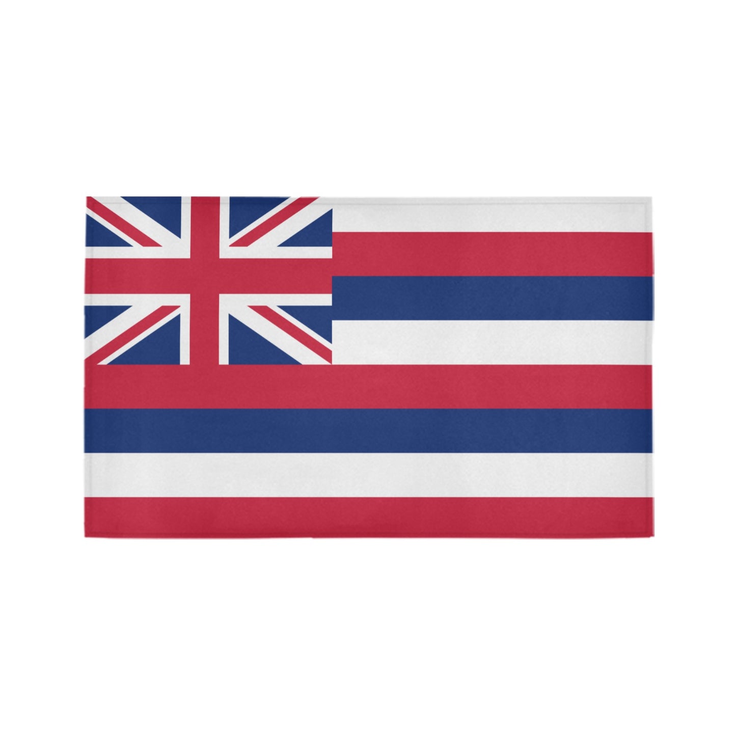 Hawaii Flag Inspired Doormat 30" x 18" (Sponge Material)