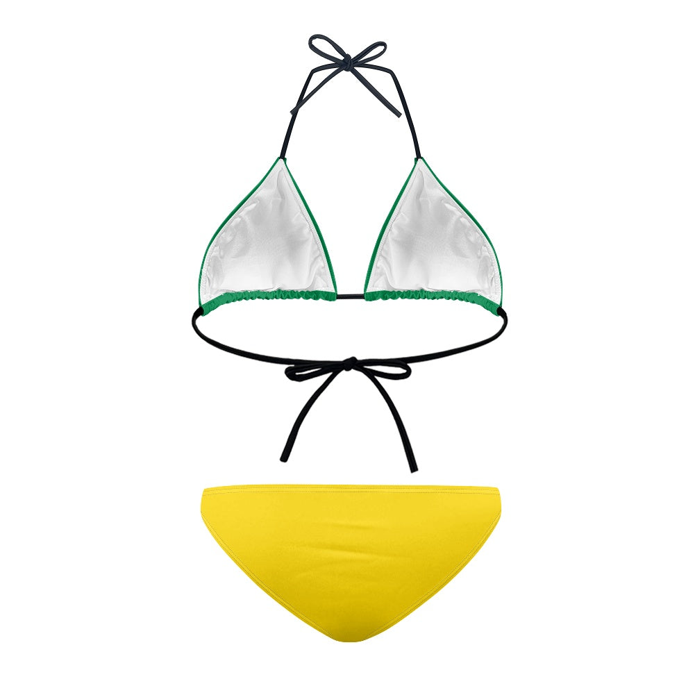 Brazil Flag Inspired Women's Bikini