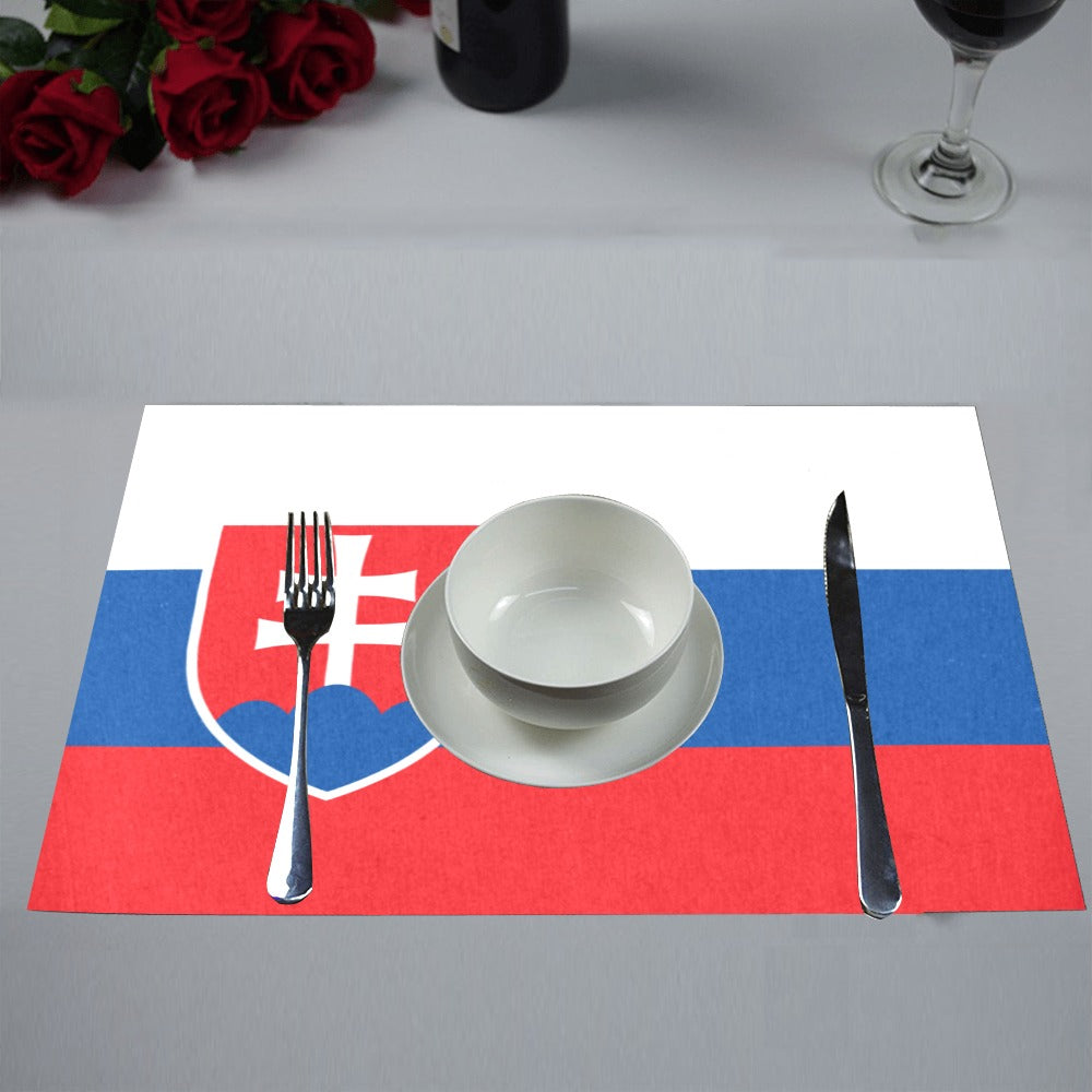 Slovakia Flag Placemats 12" x 18" (Set of 6)