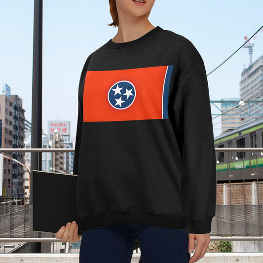 Tennessee Flag Unisex Fleece Sweatshirt (Made in the USA)