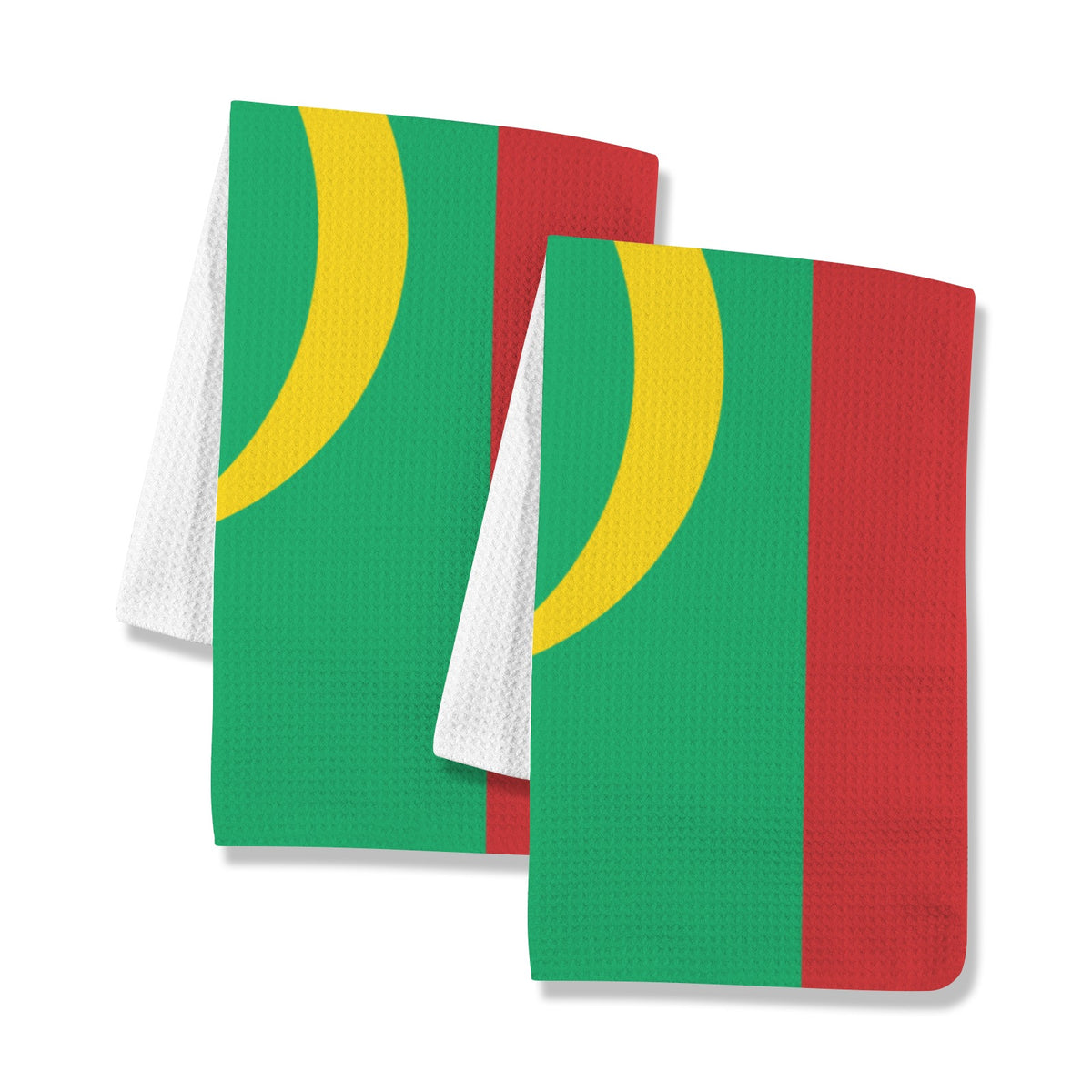 Mauritania Flag Inspired Kitchen Towel 40X60cm (Pack of 2) | Printed In the USA