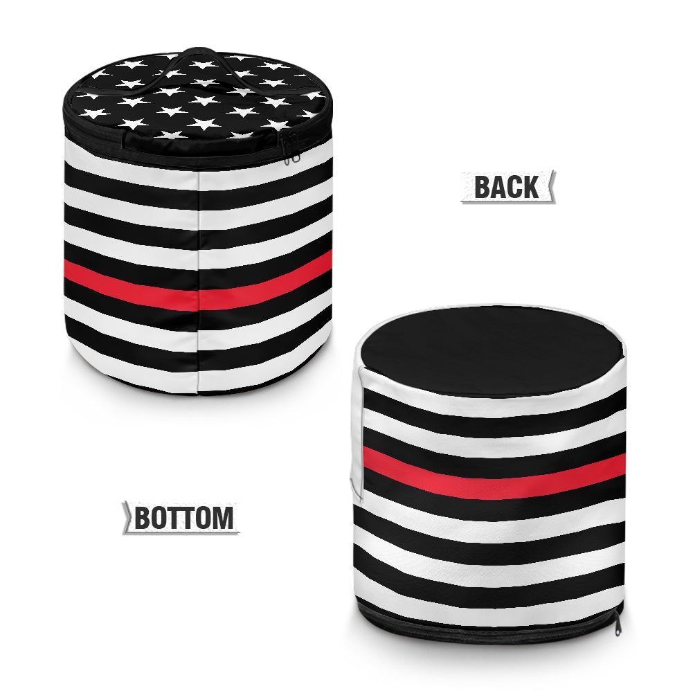 Thin Red Line Flag Inspired "Courage Under Fire" Electric Pressure Cooker Insulation Bag