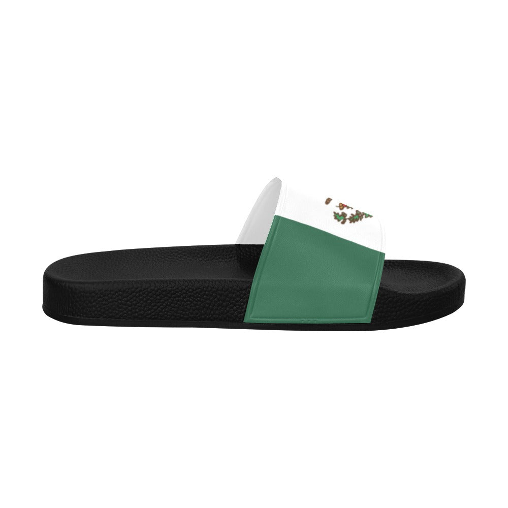 Mexico Flag Inspired Men's Slide Sandals