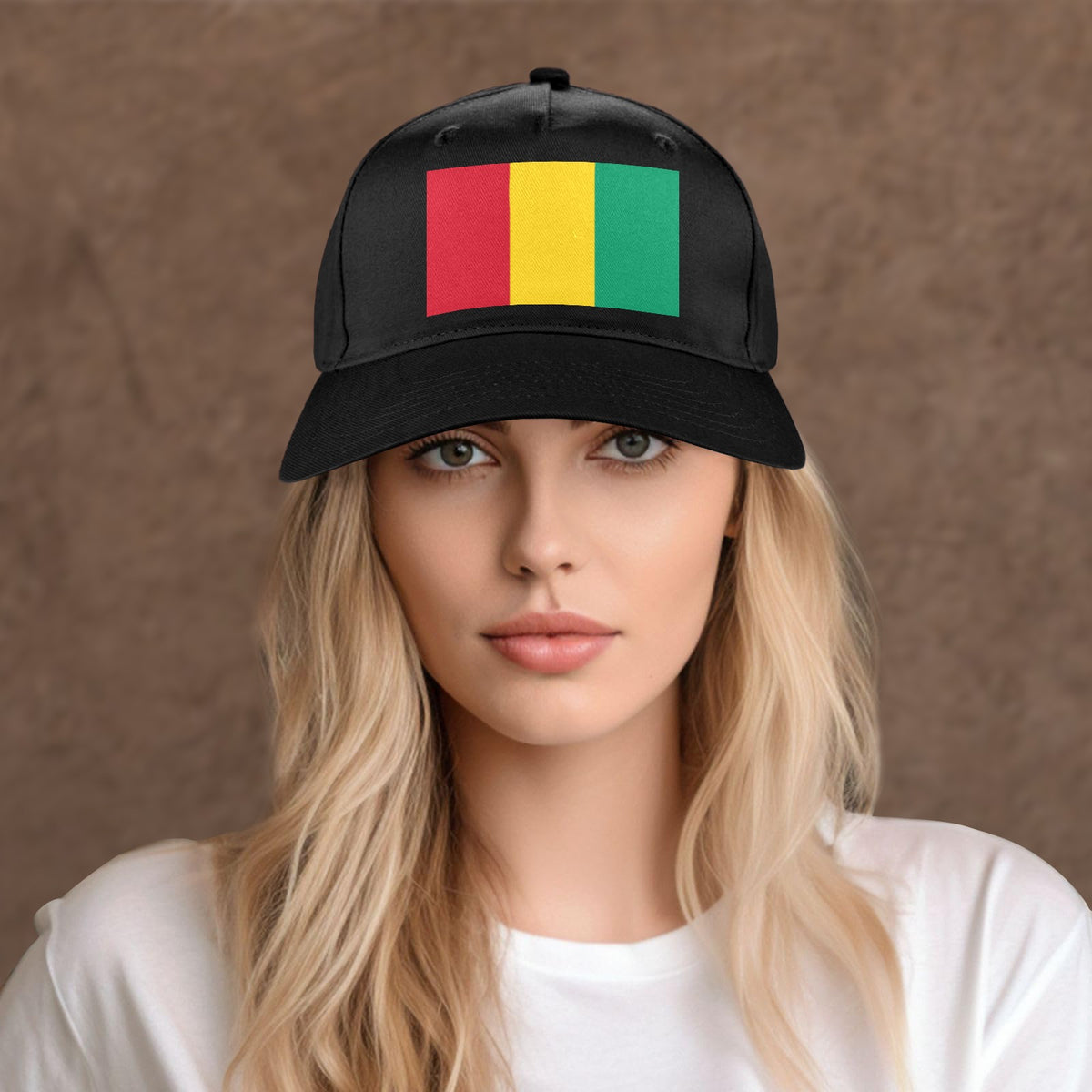 Guinea Flag Inspired Baseball Cap | Printed in the  USA