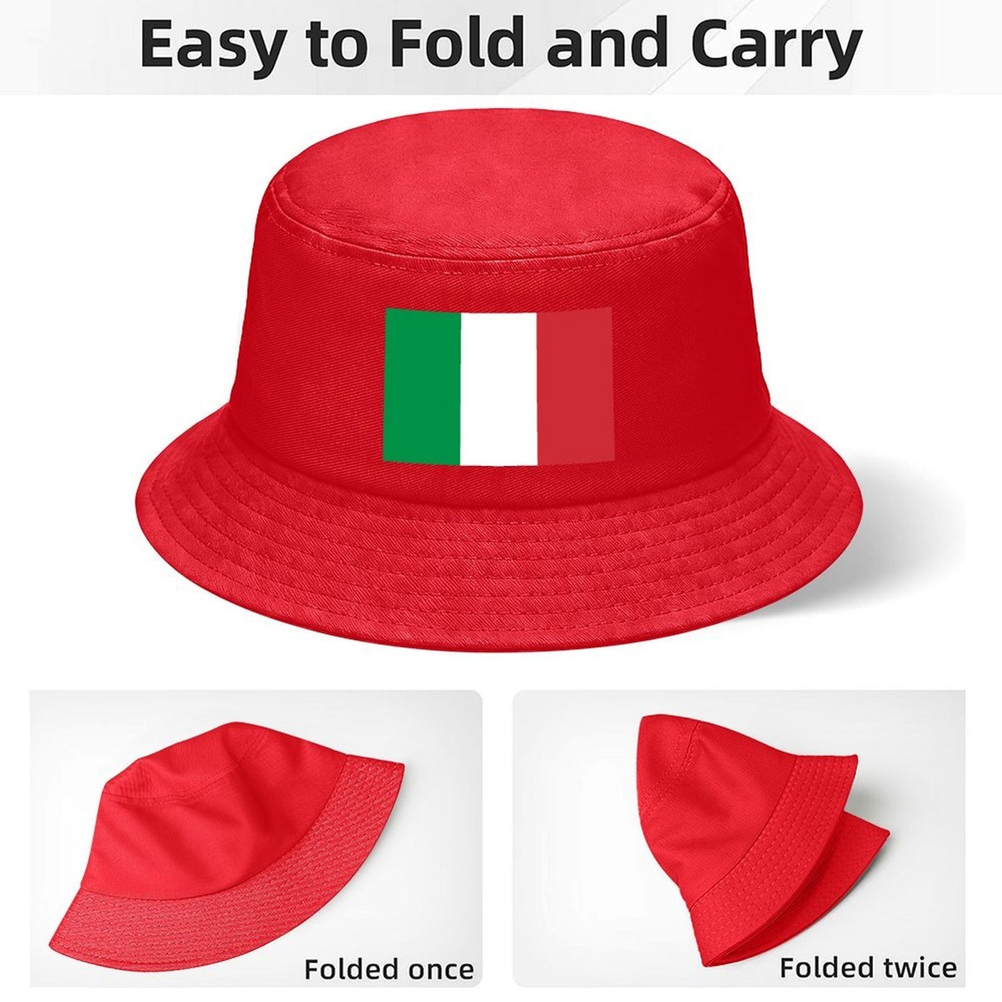 Italy Flag Inspired Kids’ Bucket Hat | Ships from USA