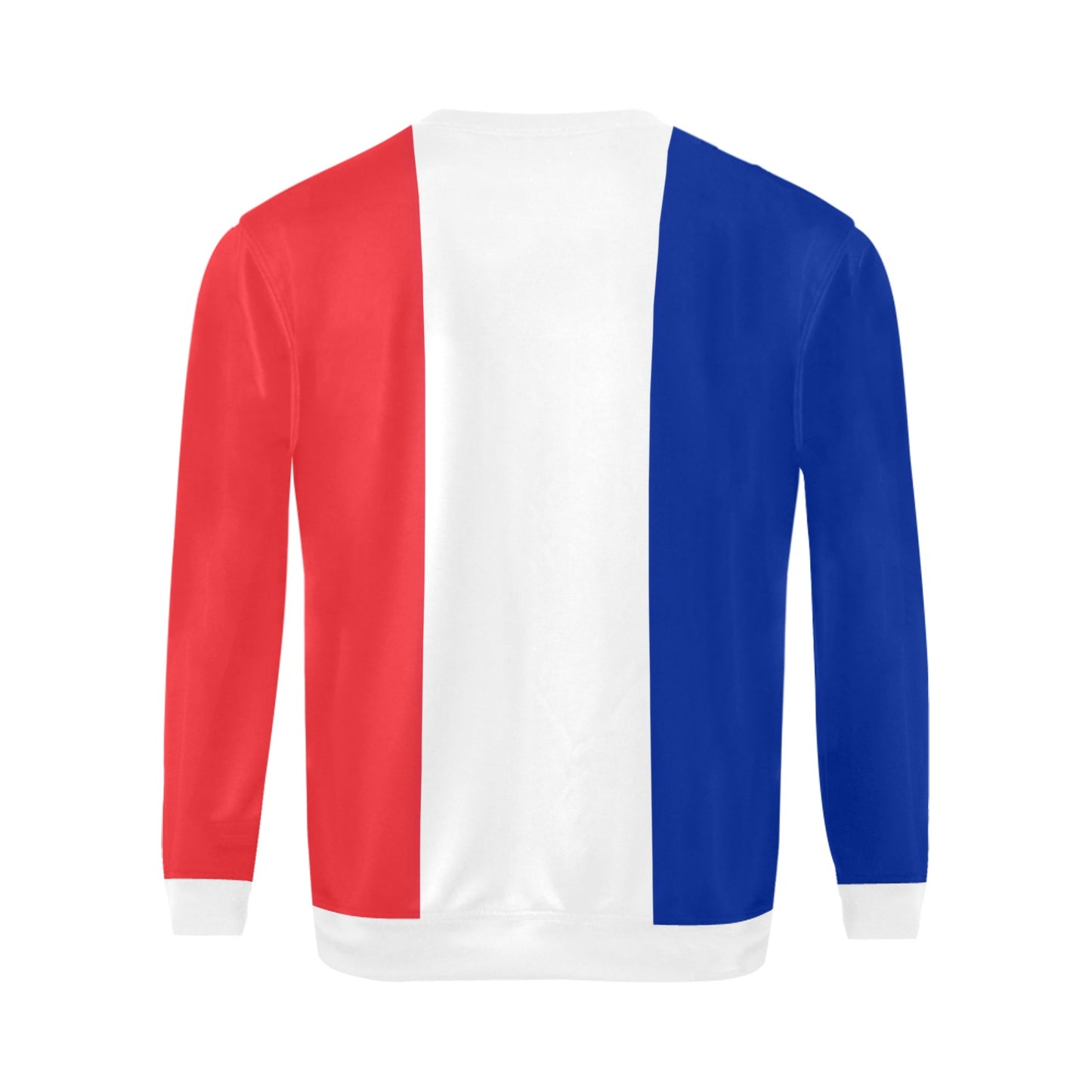 France Flag Inspired Men’s Fuzzy Sweatshirt Made in USA