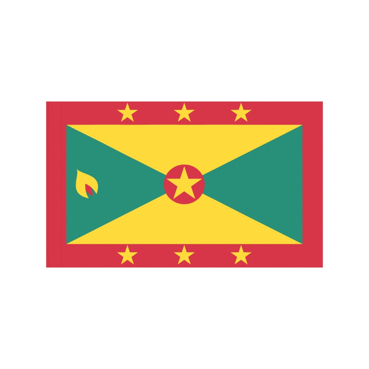 Grenada flag design by Luv My Flag, featuring stars.