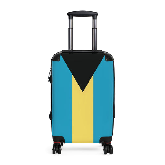 Bahamas Flag Inspired Suitcase