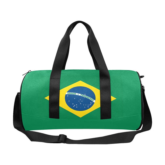Brazil Flag Inspired Travel Duffel Bag