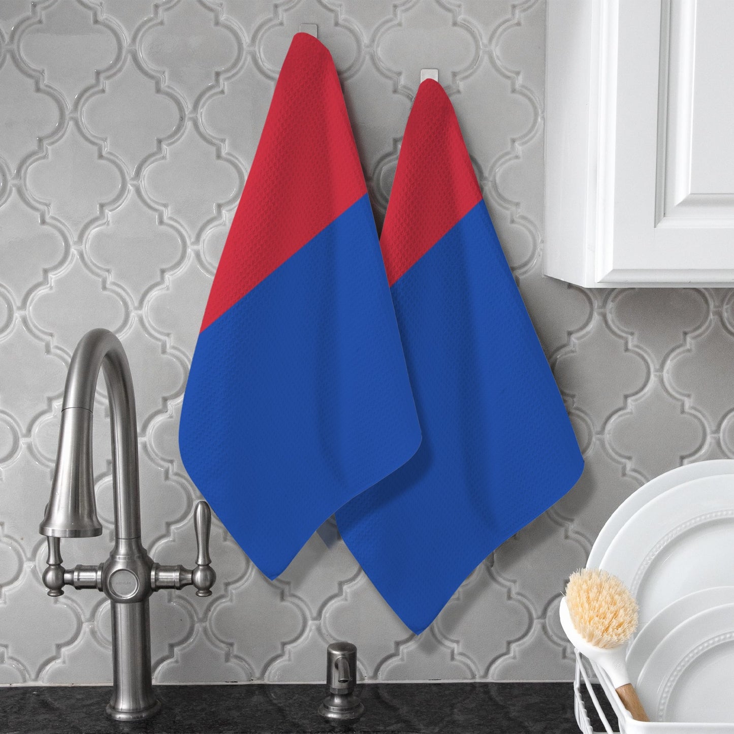 Philippines Flag Inspired Kitchen Towel 40X60cm (Pack of 2) (Made in the USA)