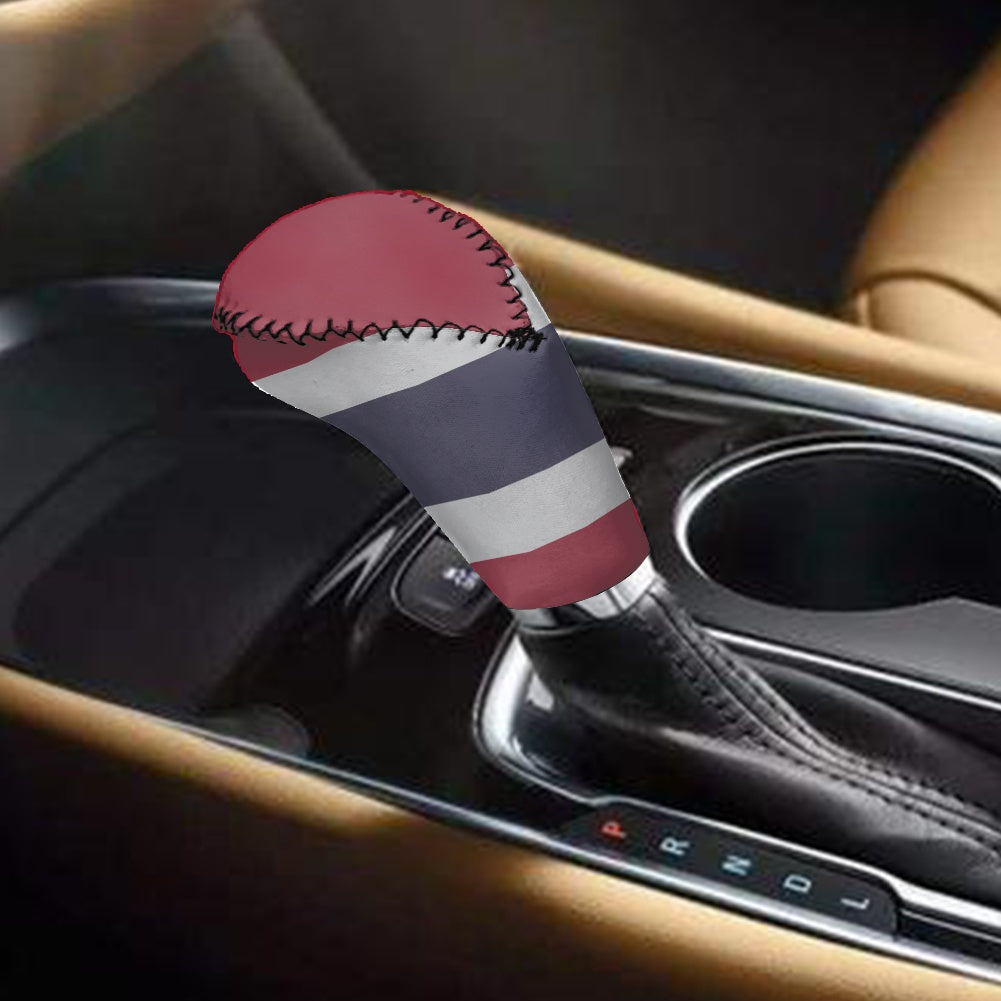 Thailand Flag Inspired Gear Lever Cover+Hand Brake Cover