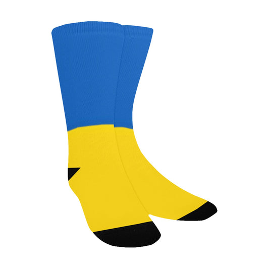 Ukraine Flag Inspired Kid's Socks (Made in the USA)