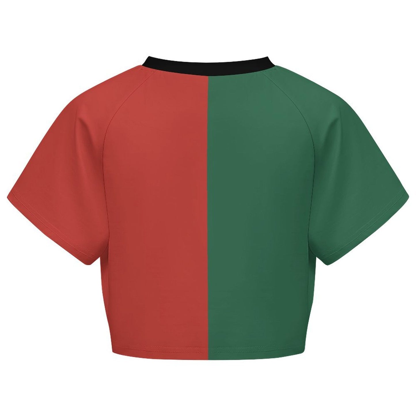 Mexico Flag Inspired Women's Cropped Shirt