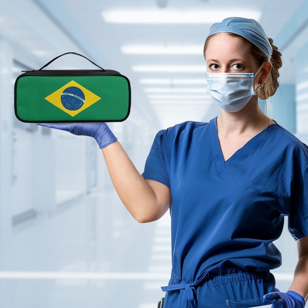 Brazil Flag Inspired Stethoscope Storage Bag