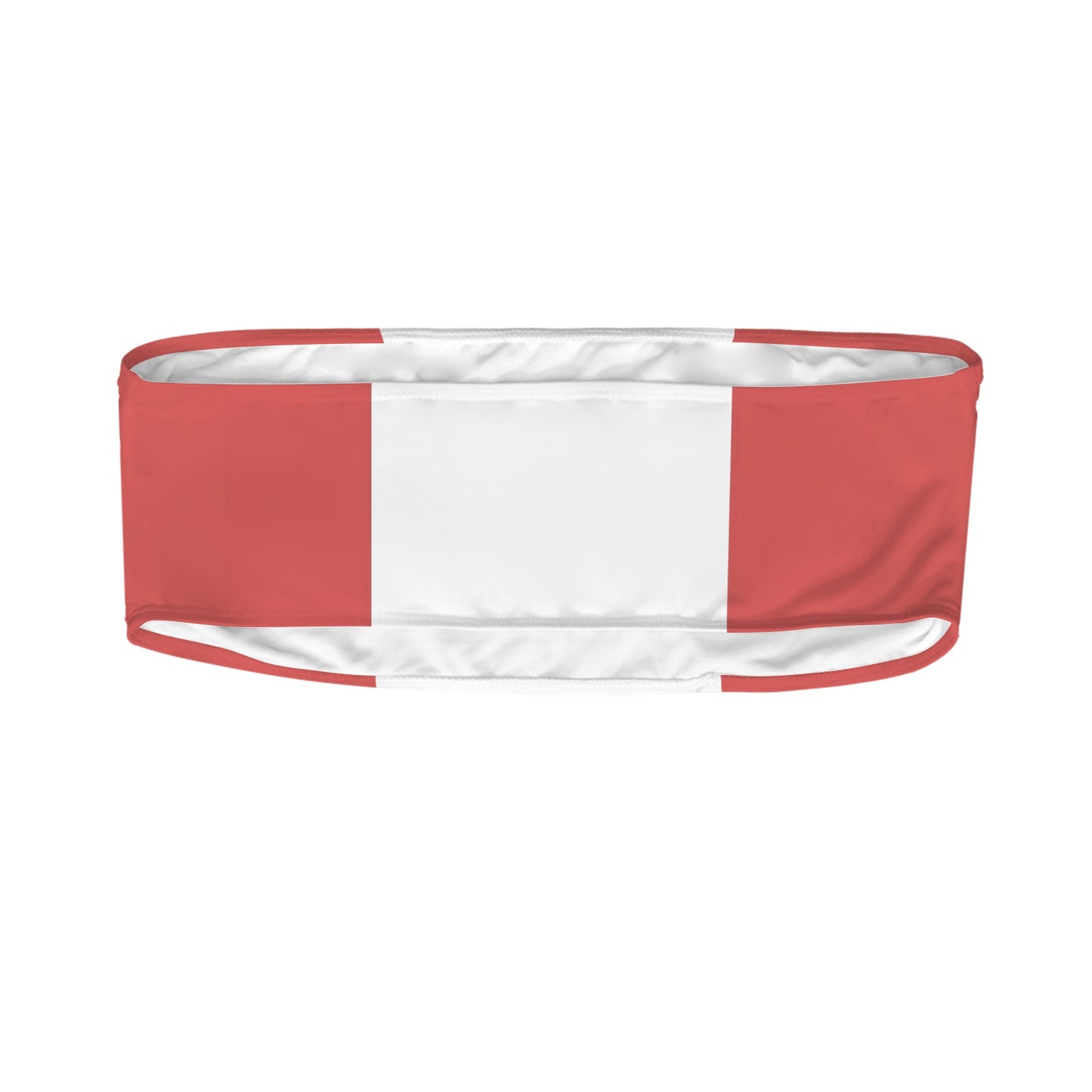 Canada Flag Inspired Bandeau Tube Bikini Top
