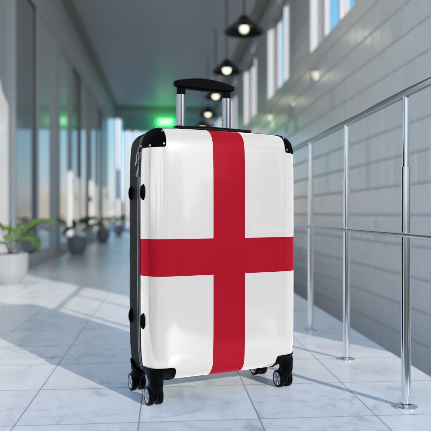England Flag Inspired Suitcase